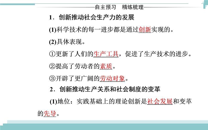 第三单元 第十课 第二框《创新是民族进步的灵魂》课件03