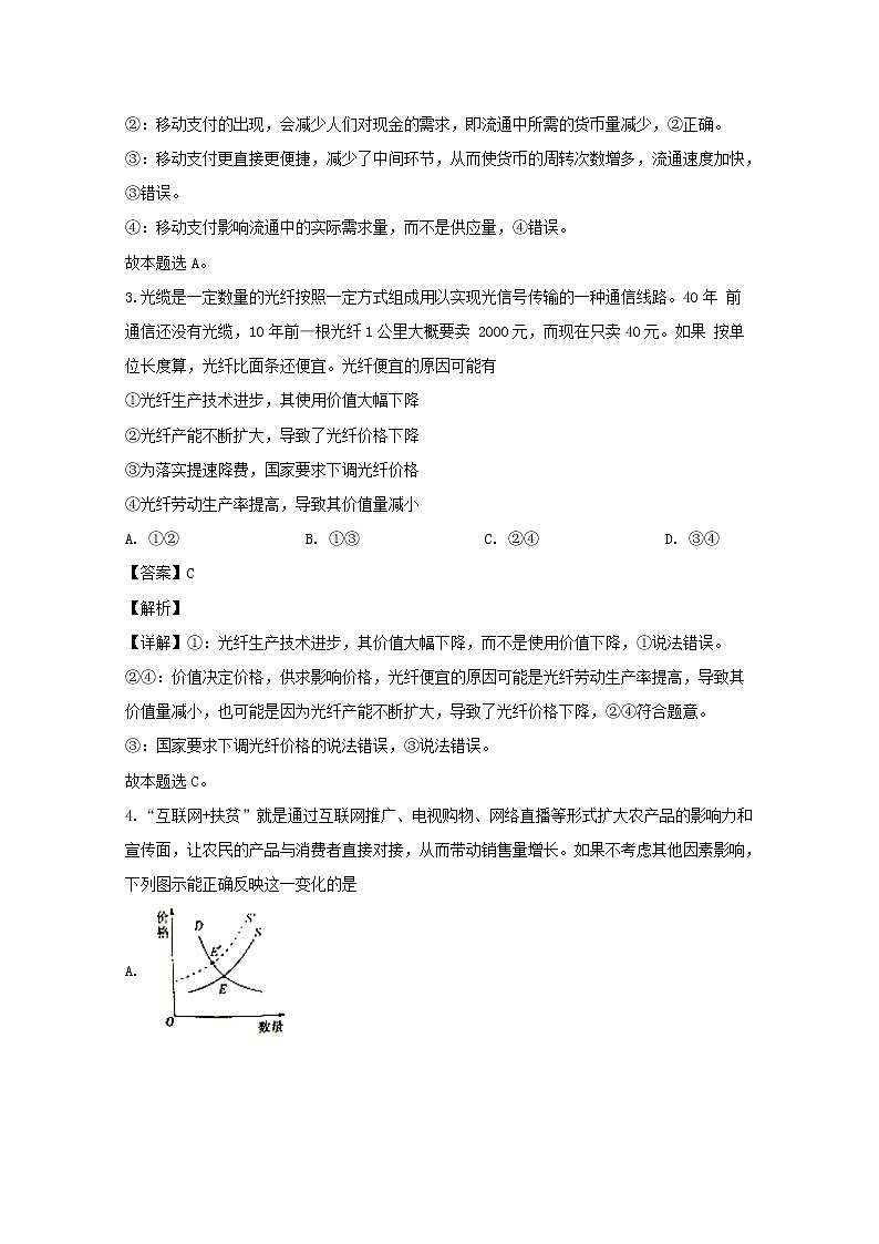 湖南省长沙市长郡中学2020届高三月考政治试题02