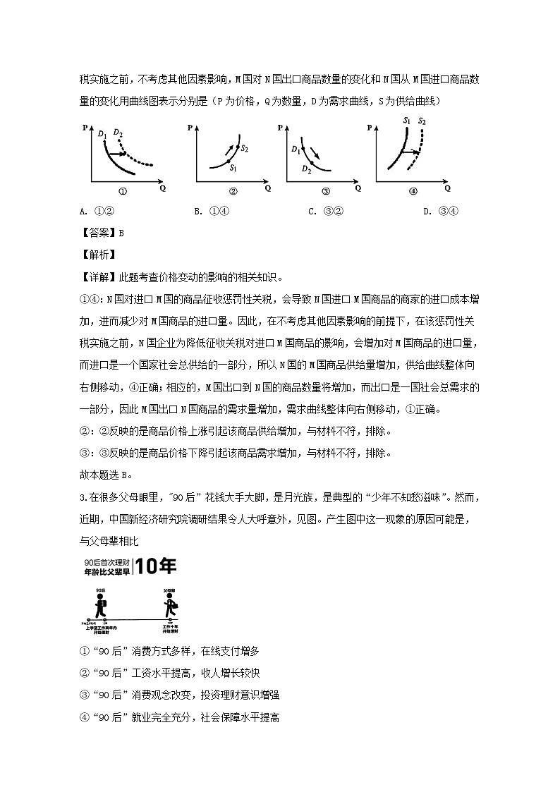 江西省临川二中临川二中实验学校2020届高三上学期第三次月考政治试题02