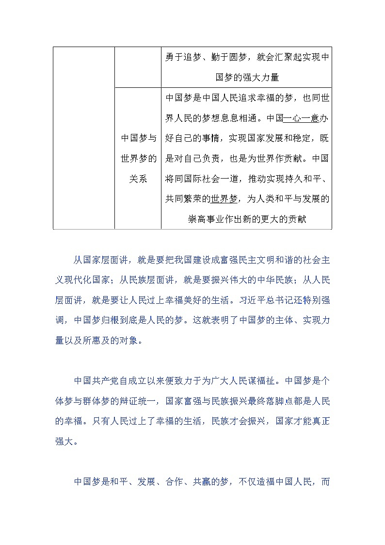 （新）人教统编版高中政治必修第一册教学讲义：4.2 实现中华民族伟大复兴的中国梦03