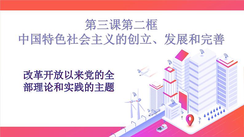 3.2中国特色社会主义的创立、发展和完善 课件01