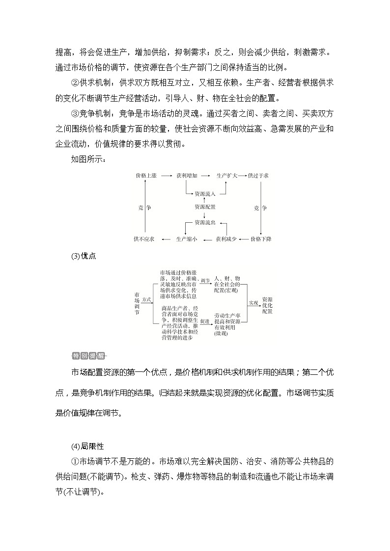 2021高三全国统考政治一轮教师用书（经典版）：第一部分第四单元第九课走进社会主义市场经济02