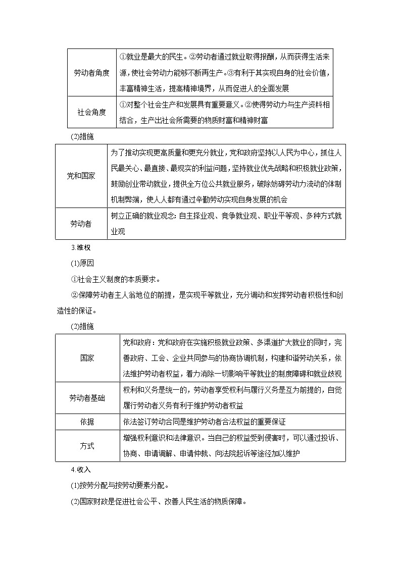 2020届高考政治二轮复习教师用书：下篇专题二必修一03