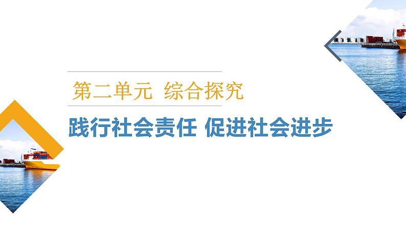 综合探究二《 践行社会责任 促进社会进步》课件01