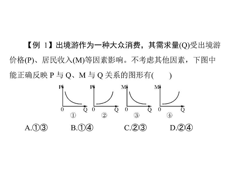 2020年高考政治一轮复习课件：第一部分 必修1 第1单元 小专题2 曲线坐标类选择题(含答案)08