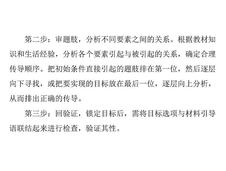 2020年高考政治一轮复习课件：第一部分 必修1 第3单元 小专题3 推导类选择题(含答案)06