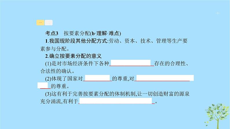 (浙江专用)2020版高考政治一轮优化复习课件07个人收入的分配(含答案)05