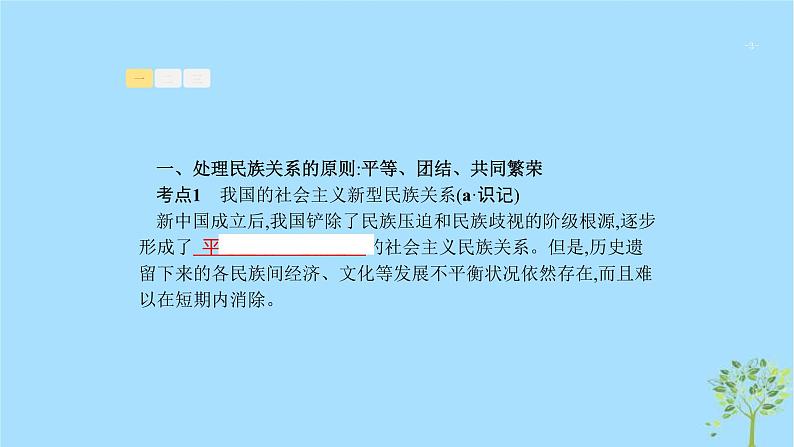 (浙江专用)2020版高考政治一轮优化复习课件17民族区域自治制度和宗教工作基本方针(含答案)03