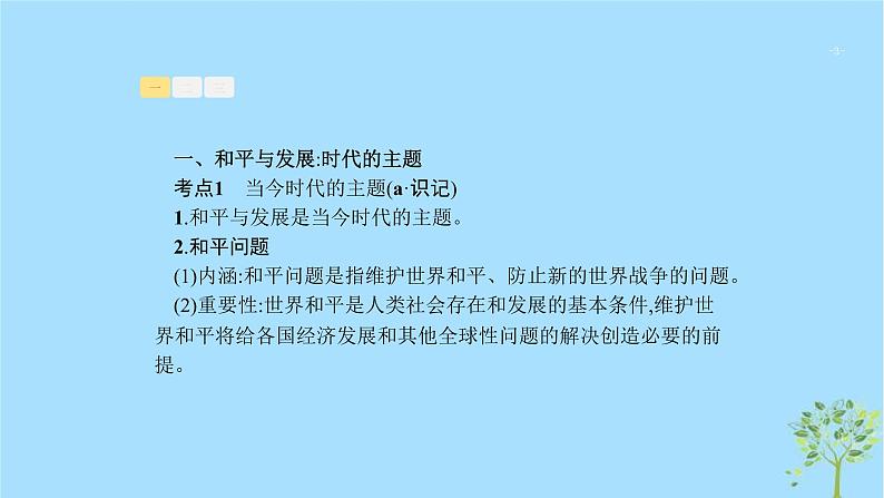 (浙江专用)2020版高考政治一轮优化复习课件19维护世界和平促进共同发展(含答案)03