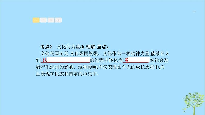 (浙江专用)2020版高考政治一轮优化复习课件20文化对社会与个人的影响(含答案)06