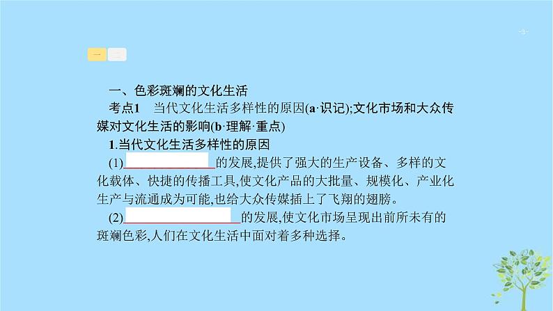 (浙江专用)2020版高考政治一轮优化复习课件25走进文化生活(含答案)03