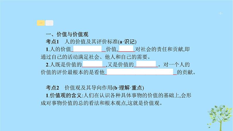 (浙江专用)2020版高考政治一轮优化复习课件36实现人生的价值(含答案)03