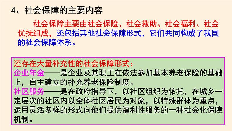 4.2我国的社会保障 课件05