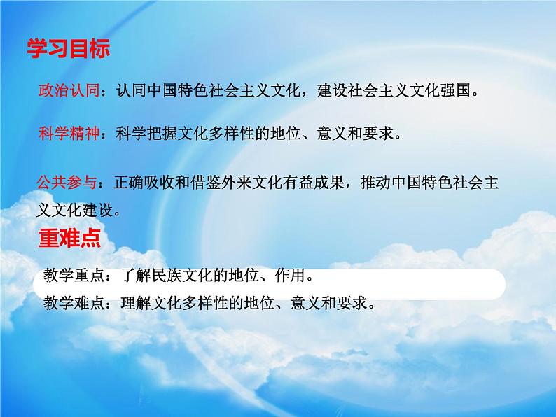 高中政治统编版必修四哲学与文化8.1文化的民族性与多样性课件（共27张PPT）04