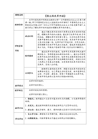 政治思品人教统编版伟大的改革开放教案