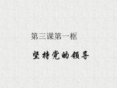 3.1坚持党的领导 课件