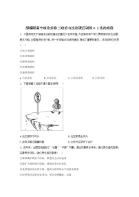 人教统编版必修3 政治与法治第三单元 全面依法治国第八课 法治中国建设法治政府课时作业