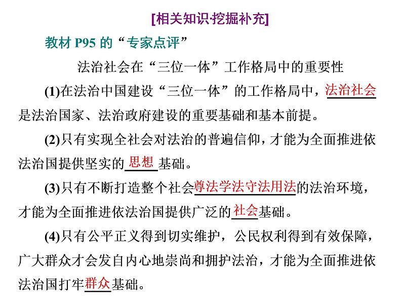 （新教材）2019-2020新课程同步统编版高中政治必修三政治与法治新学案课件：第八课　第三框　法治社会 课件（37张）04