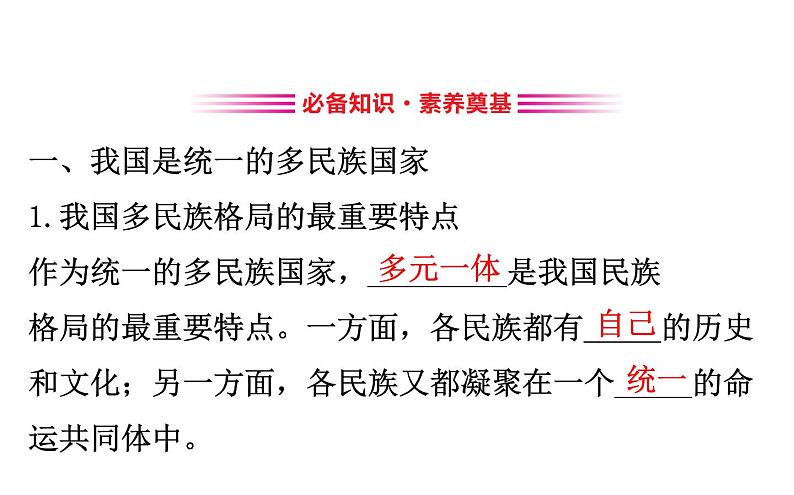 （新教材）2020版政治人教版必修三课件：2.6.2民族区域自治制度 课件（37张）第3页