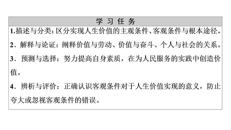 2020-2021学年新教材部编版政治必修4课件：第2单元 第6课　第3框　价值的创造和实现 （66页）03