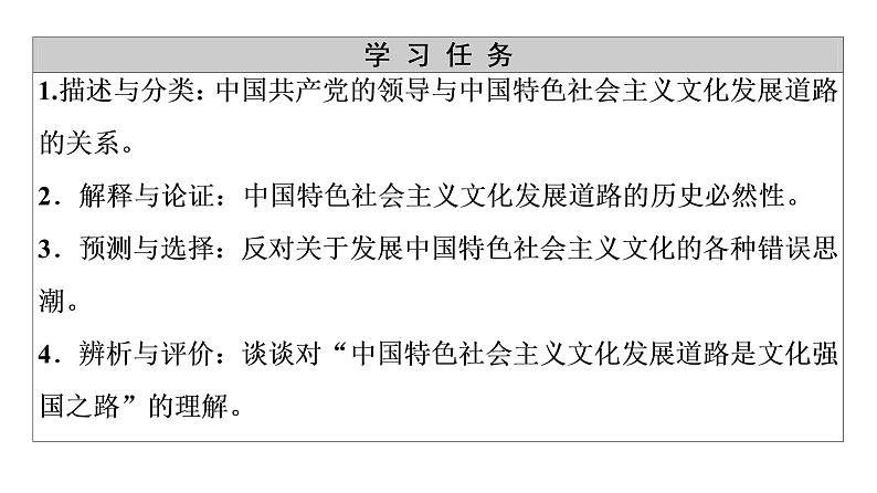 2020-2021学年新教材部编版政治必修4课件：第3单元 第9课　第1框　文化发展的必然选择（57页）03