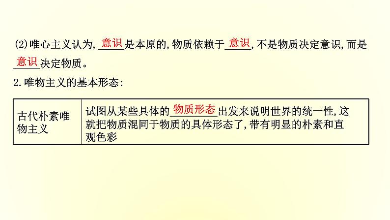 20版高中政治新教材部编版必修四课件：1.1.2 哲学的基本问题（共29页PPT）第8页