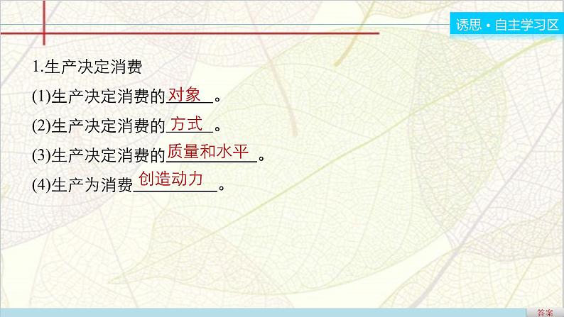 高一政治（人教版必修一）配套课件：第2单元 生产、劳动与经营 第4课 发展生产 满足消费04