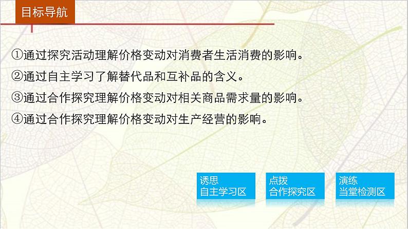 高一政治（人教版必修一）配套课件：第1单元 生活与消费 第2课 价格变动的影响03