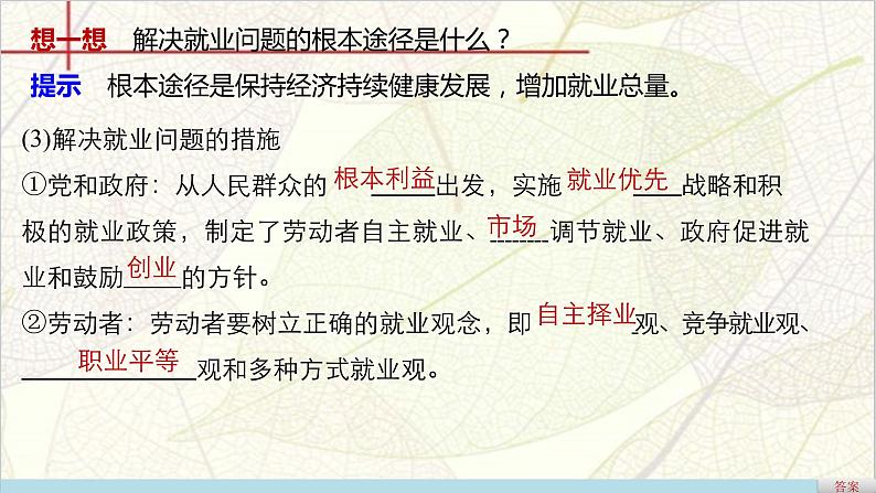 高一政治（人教版必修一）配套课件：第2单元 生产、劳动与经营 第5课 新时代的劳动者05