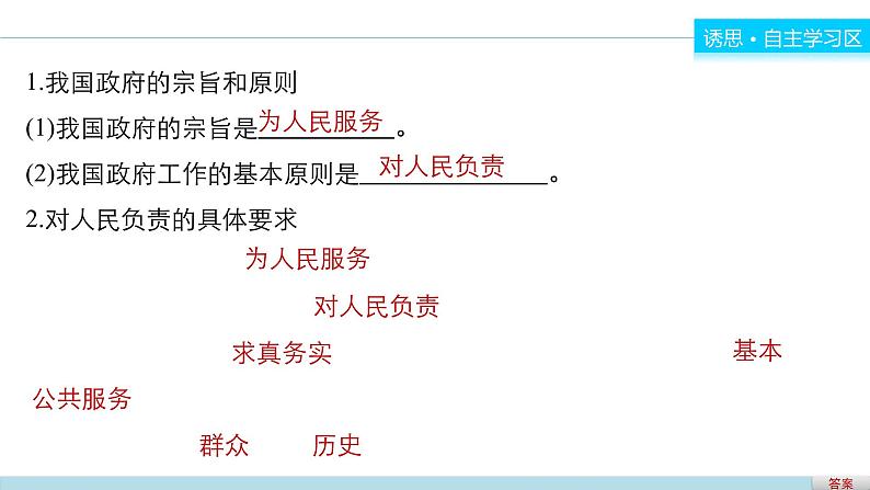 高中政治人教版必修二同步课件：3.2 政府的责任：对人民负责04