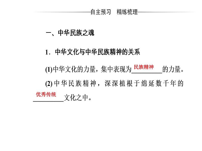 高中政治必修三课件：第三单元第七课第一框永恒的中华民族精神04