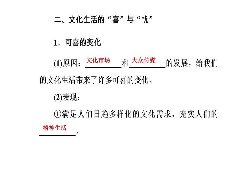 高中政治必修三课件：第四单元第八课第一框色彩斑斓的文化生活05