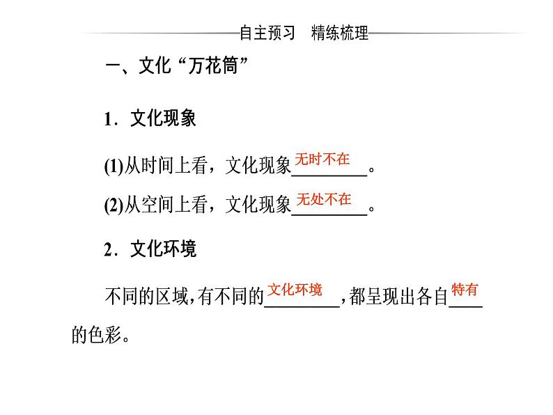 高中政治必修三课件：第一单元第一课文化与社会第一框05