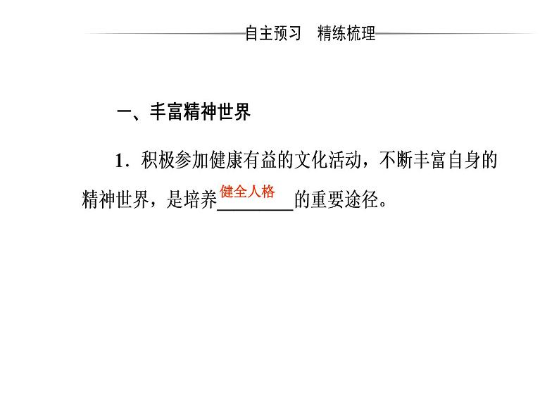 高中政治必修三课件：第一单元第二课文化对人的影响第二框05