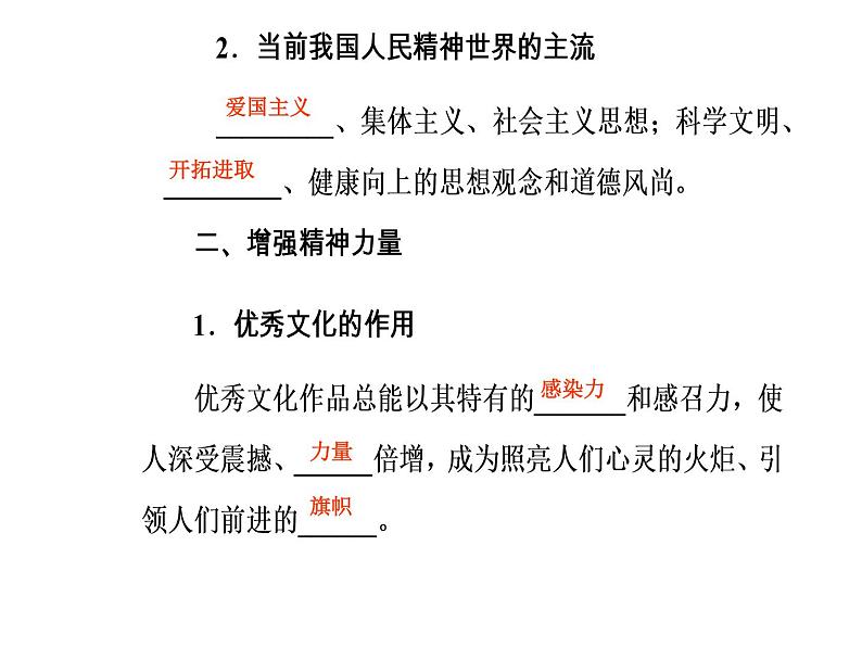 高中政治必修三课件：第一单元第二课文化对人的影响第二框07