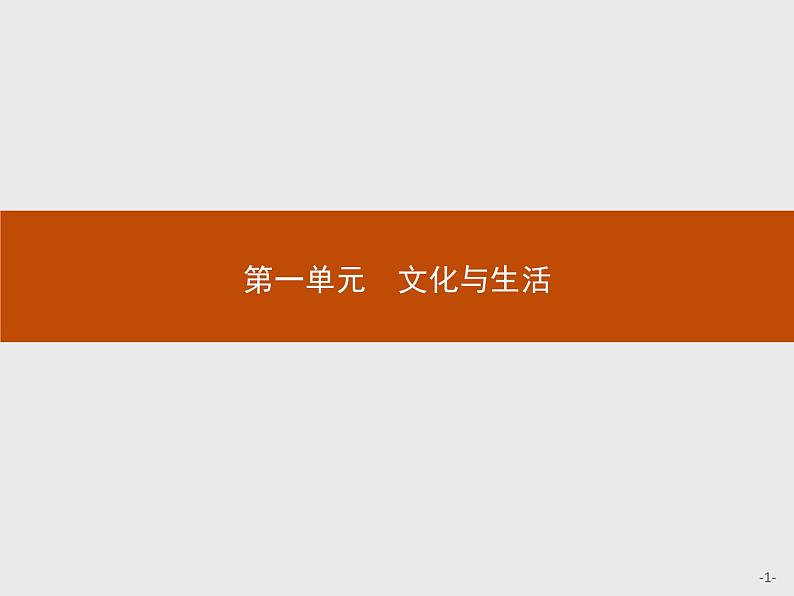 高二政治人教版必修3课件：1.1 体味文化01