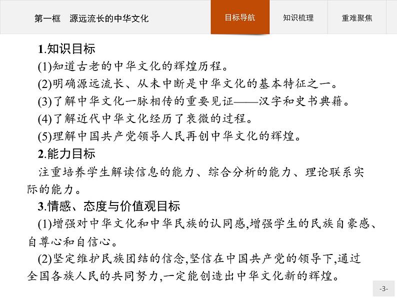 高二政治人教版必修3课件：6.1 源远流长的中华文化03