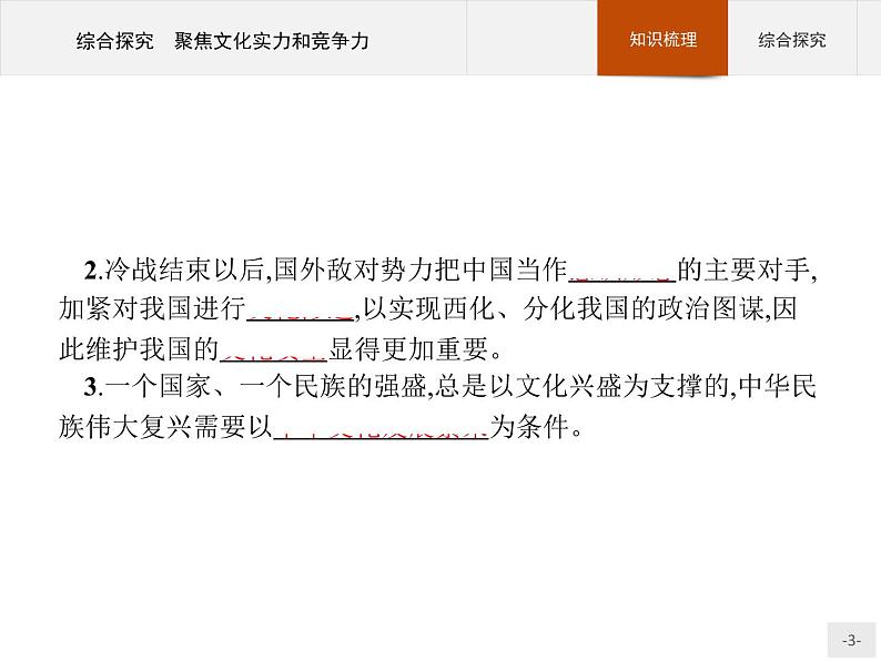 高二政治人教版必修3课件：综合探究103