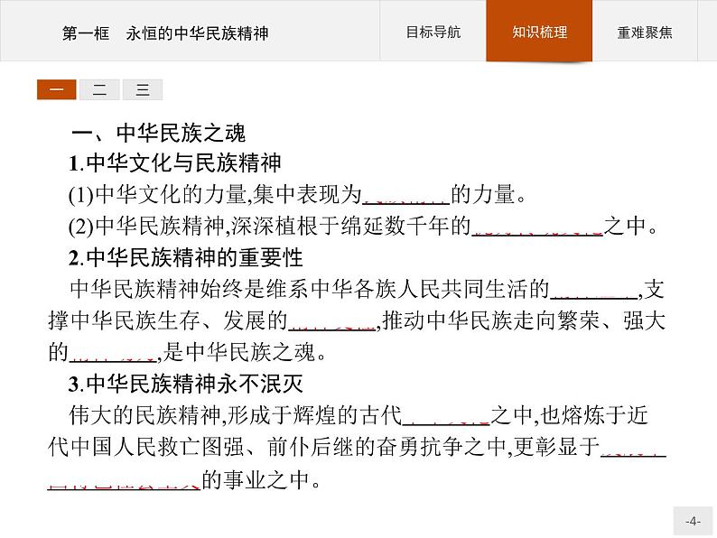 高二政治人教版必修3课件：7.1 永恒的中华民族精神04