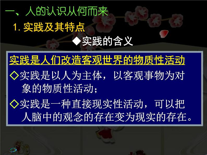 高二政治必修4课件：2.6.1人的认识从何而来（新人教版）03