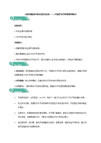 政治思品选择性必修1 当代国际政治与经济开放是当代中国的鲜明标识导学案