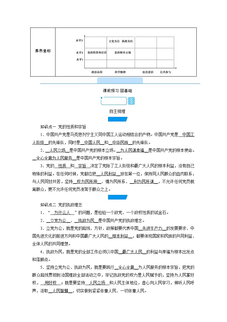 学案：2.1始终坚持以人民为中心+Word版含解析02