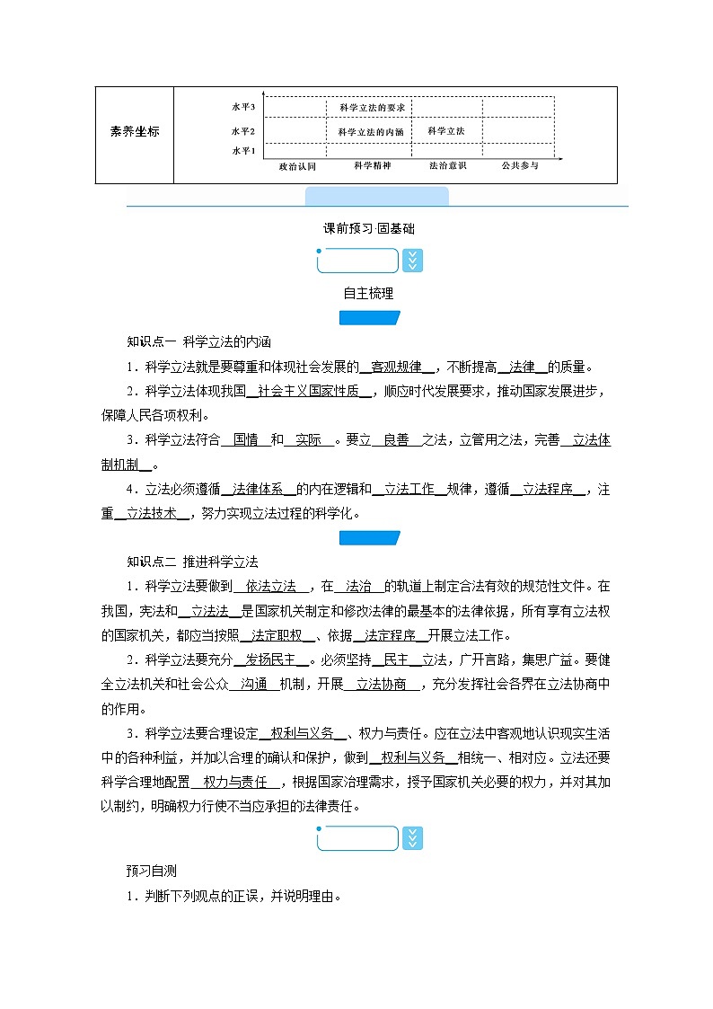 学案：9.1科学立法+Word版含解析02