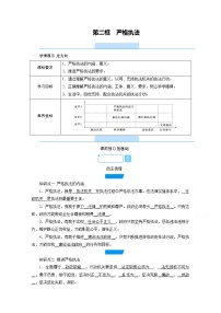 人教统编版必修3 政治与法治严格执法导学案