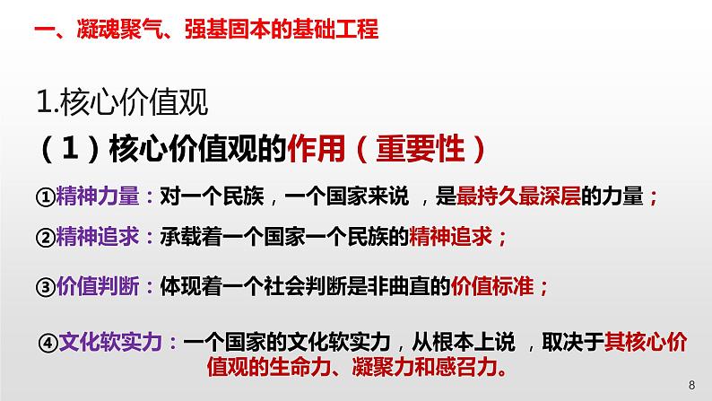 高中政治必人教版修三文化生活10.1培育和践行社会主义核心价值观课件08