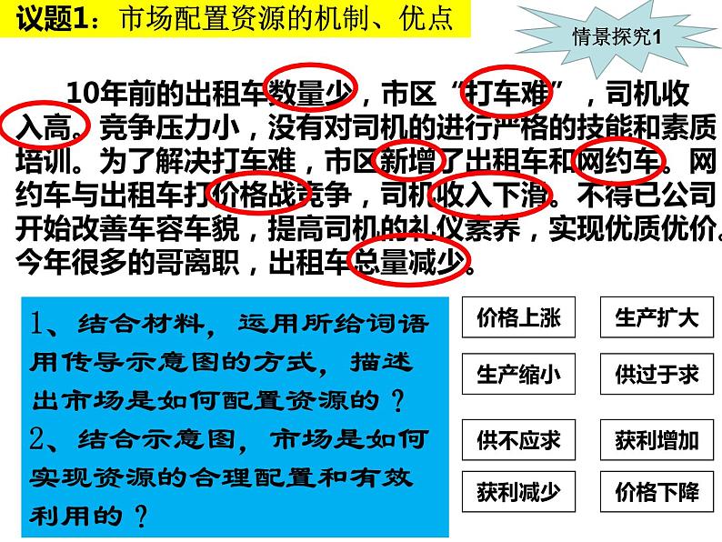 高中政治统编版必修二2.1使市场在资源配置中起决定性作用 课件07