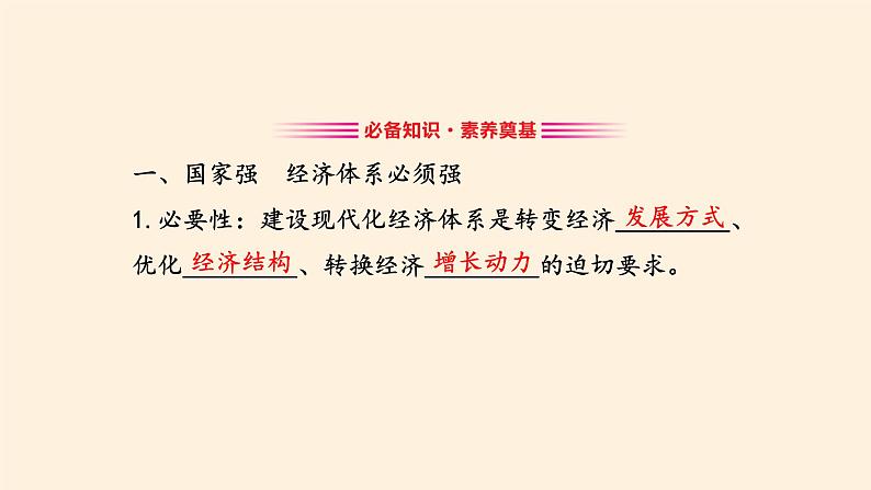 高中政治统编版必修二建设现代化经济体系 PPT课件04