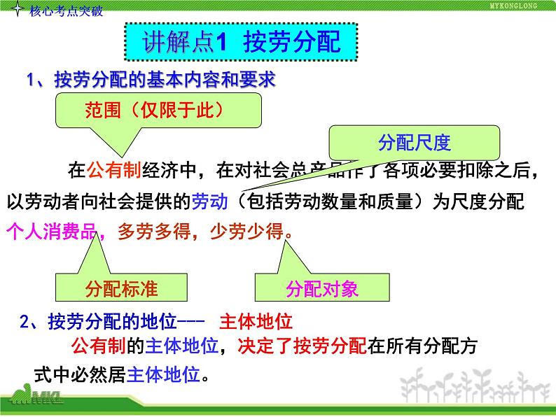 人教版高中政治复习课件：1-3.7个人收入的分配06