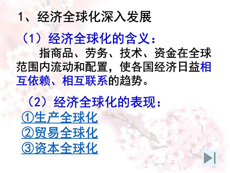 课件PPT 人教版高一政治必修1课件：4.11.1面对经济全球化课件（共22 张PPT）04