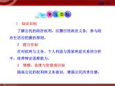 课件PPT 高中政治新课程课件：1.1.2 政治权利与义务：参与政治生活的基础和准则（人教必修2）